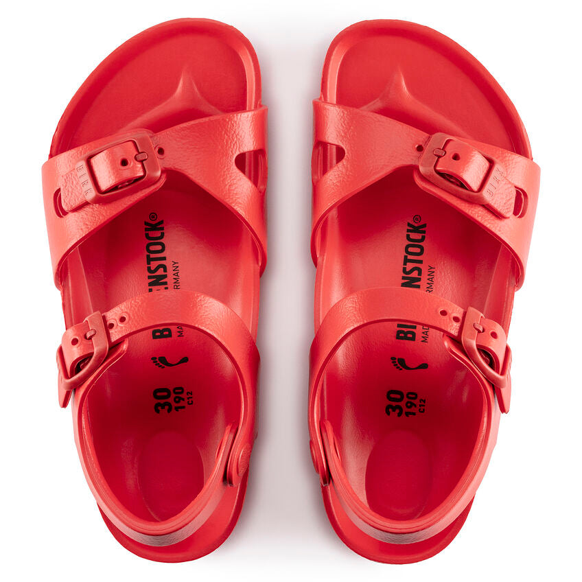 Birkenstock Unisex Red Rio Eva Sandals