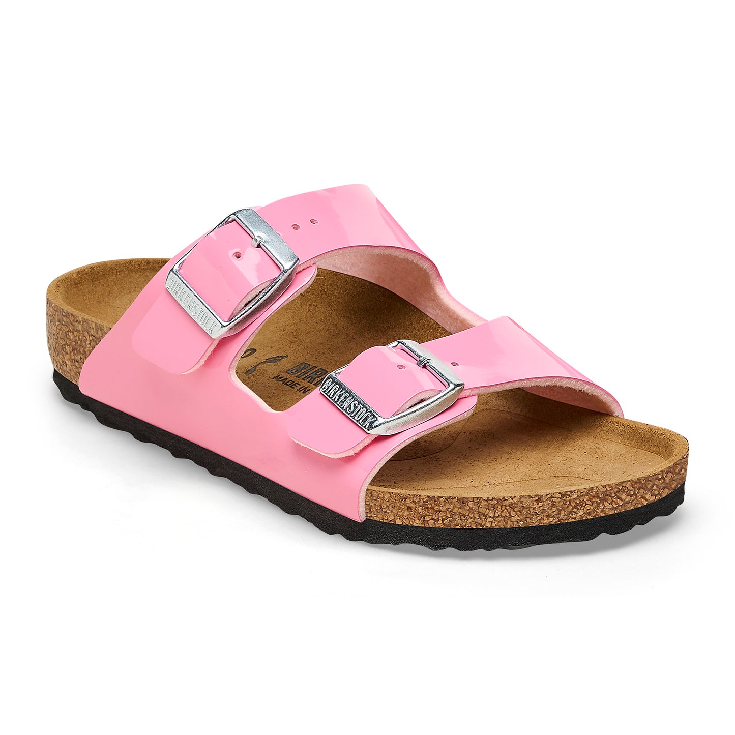 Birkenstock Girl's Candy Pink Patent Arizona Sandals