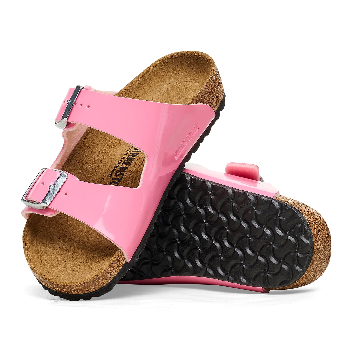 Birkenstock Girl's Candy Pink Patent Arizona Sandals