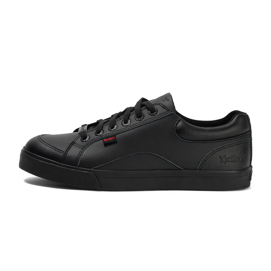 Kickers Adult Men's Black Leather Tovni Lo Mix School Shoes