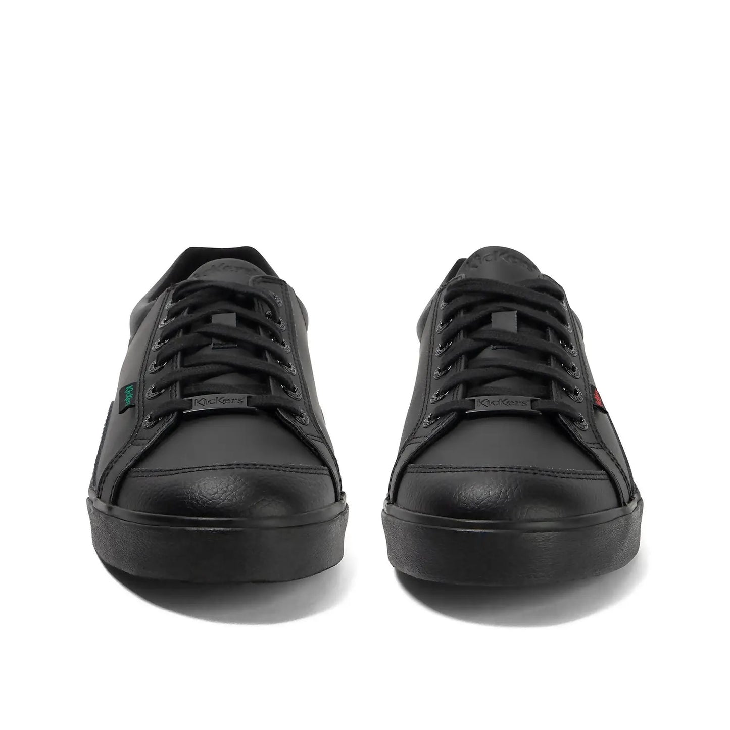 Kickers Adult Men's Black Leather Tovni Lo Mix School Shoes