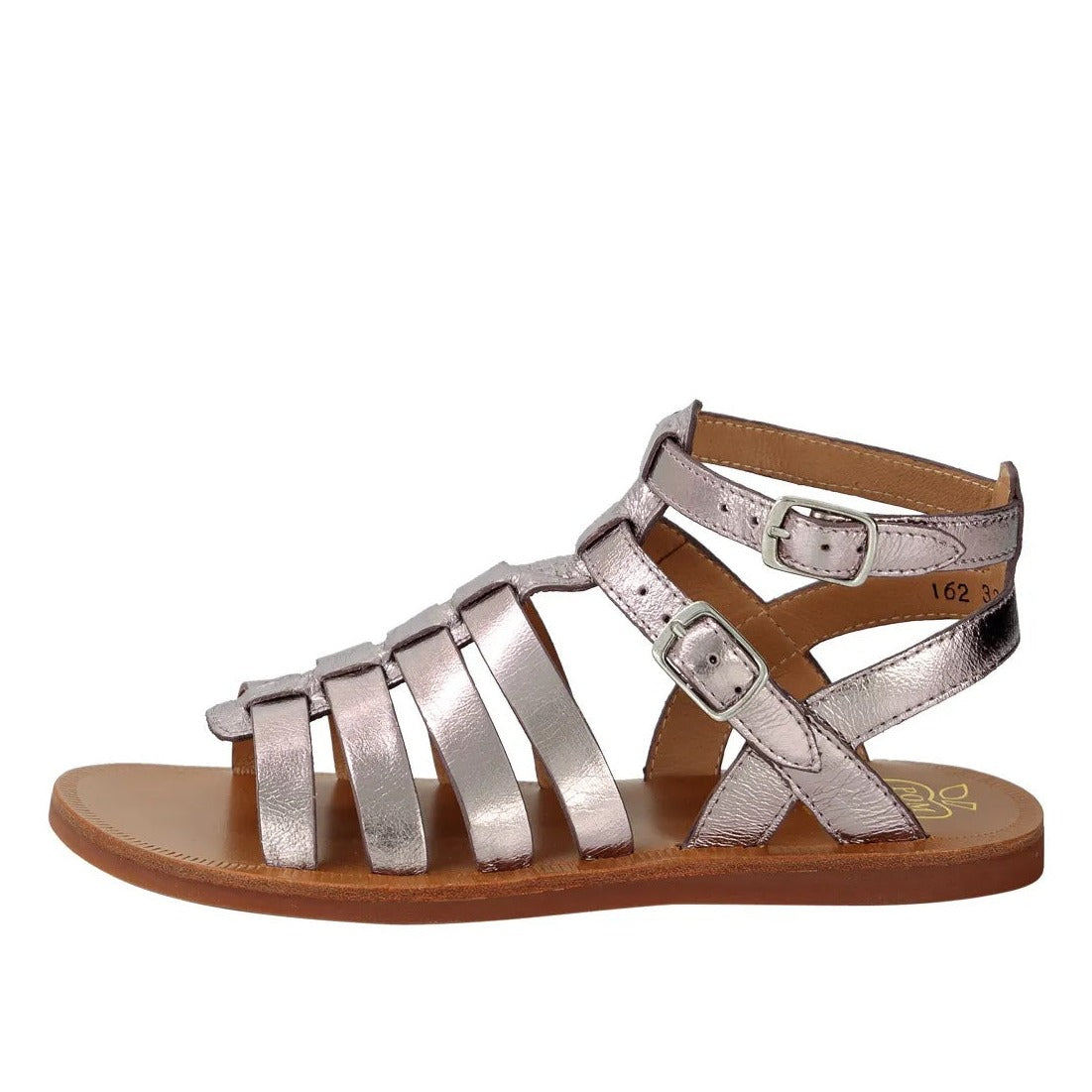 Pom D Api Girl's Powder Plagette Gladiator Sandals