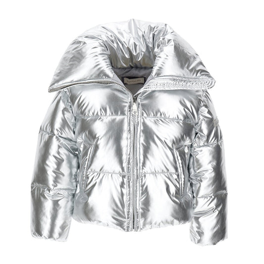 Monnalisa Girl's Silver Bomber Jacket