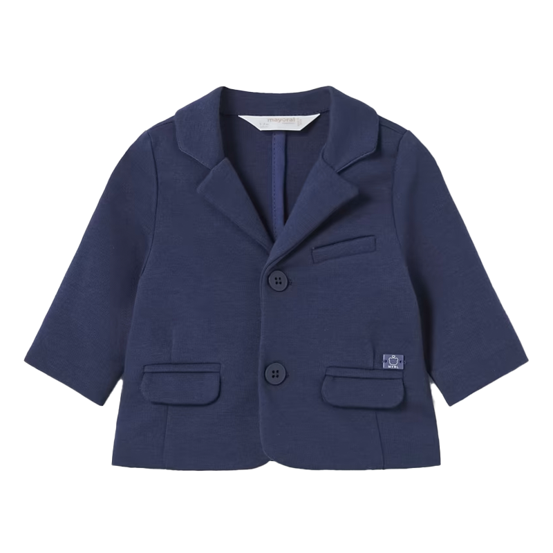 Mayoral Baby Boy's Navy Ponte Roma Fabric Jacket