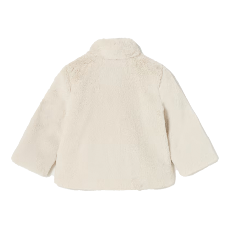 Mayoral Baby Girl's Chickpea Fur Coat