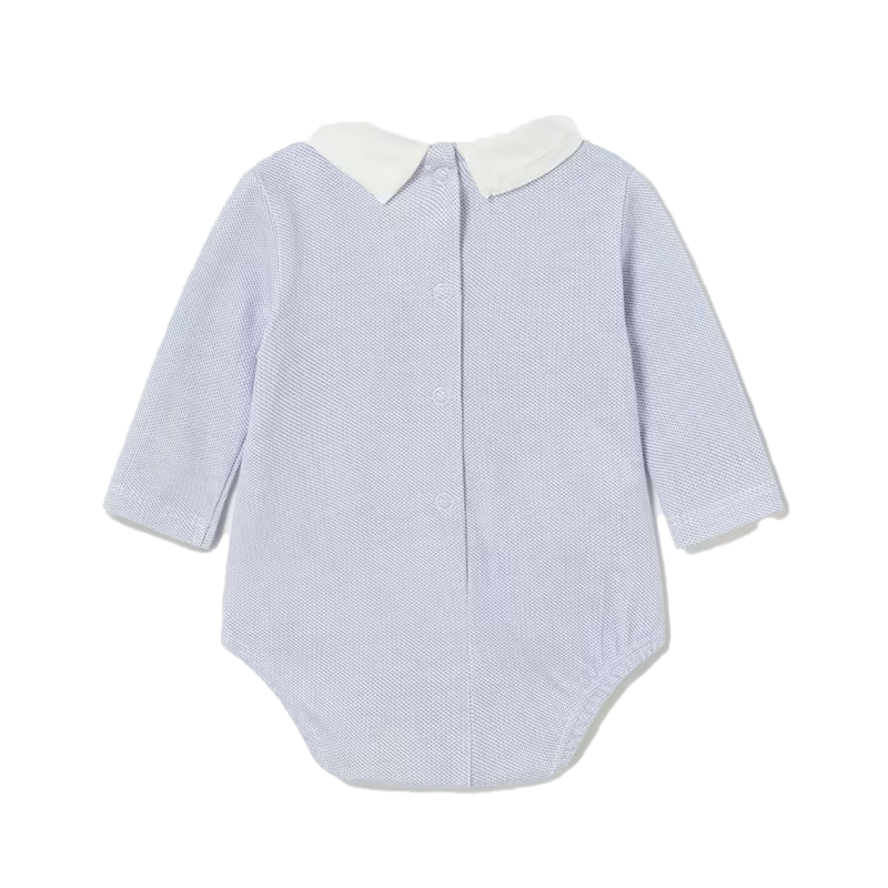 Mayoral Baby Boy's Winter Blue Bodysuit