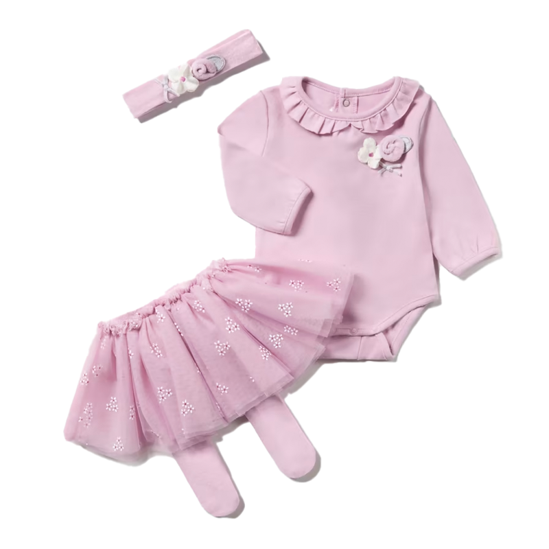 Mayoral Baby Girl's Violet 3-Piece Set