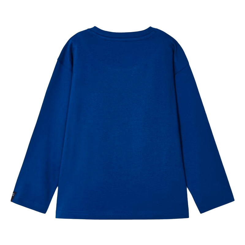 Mayoral Boy's Blue Embossed Long-Sleeve T-Shirt