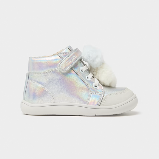 Mayoral Baby Girl's Iridescent Pompom Ankle Boots