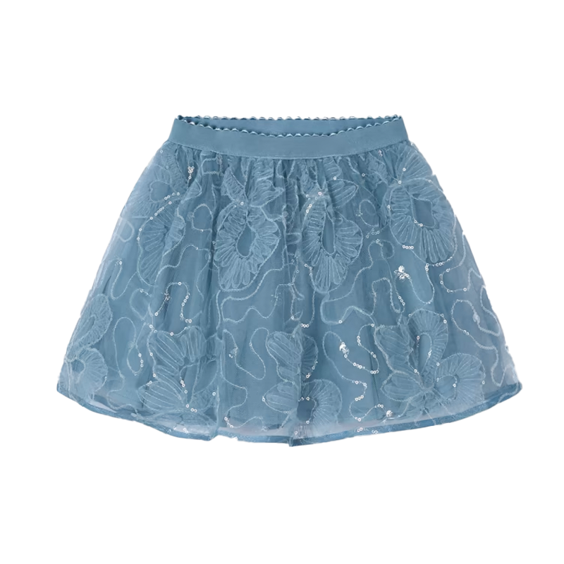 Mayoral Girl's Bluebell Tulle Skirt