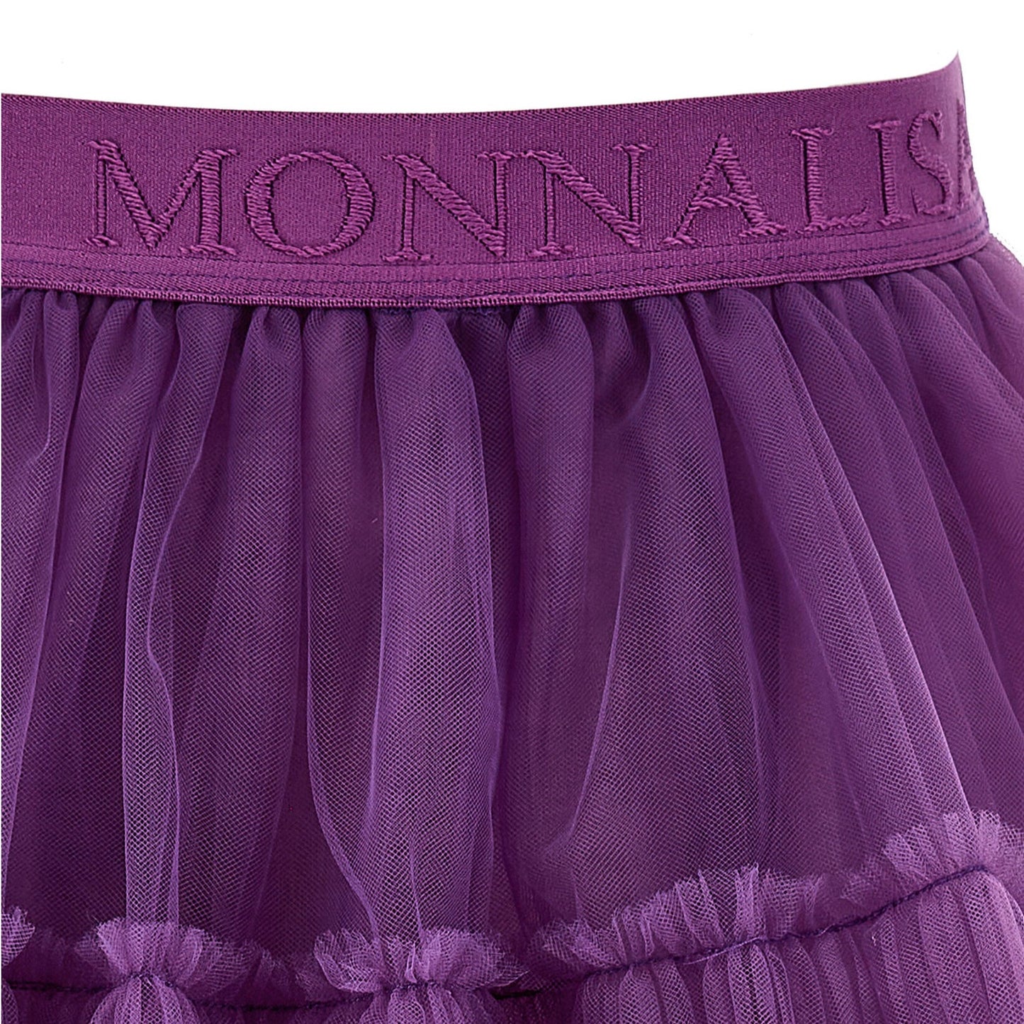 Monnalisa Girl's Violet Tulle Circle Skirt