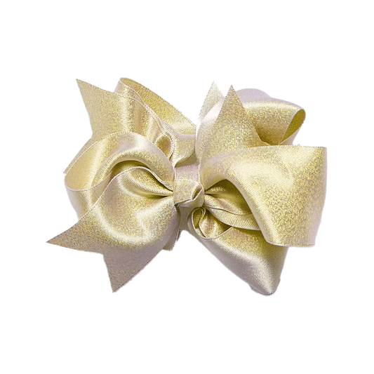 Abel&Lula Girl's Golden Double Bow Clip