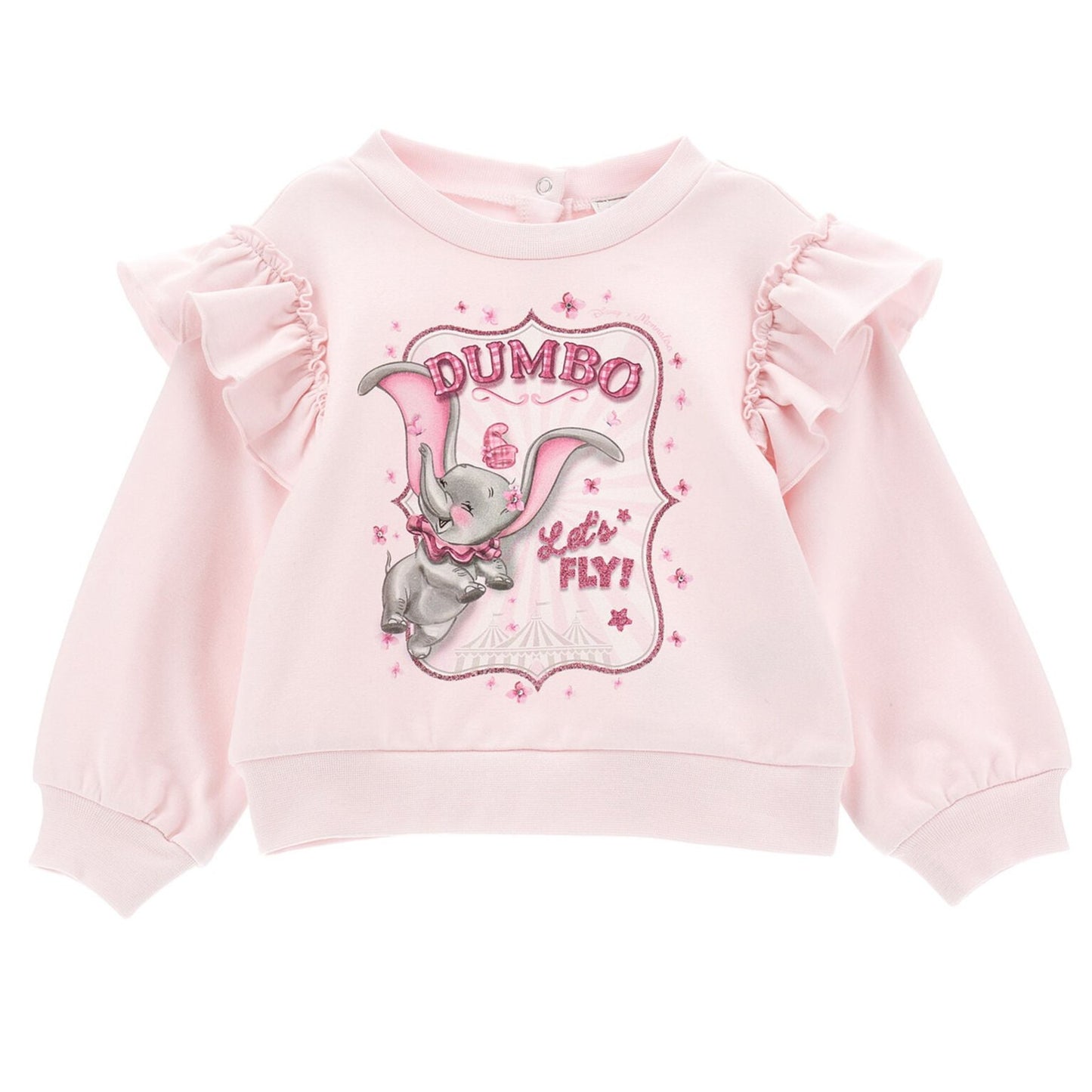 Monnalisa Baby Girl's Pink Dumbo Sweatshirt