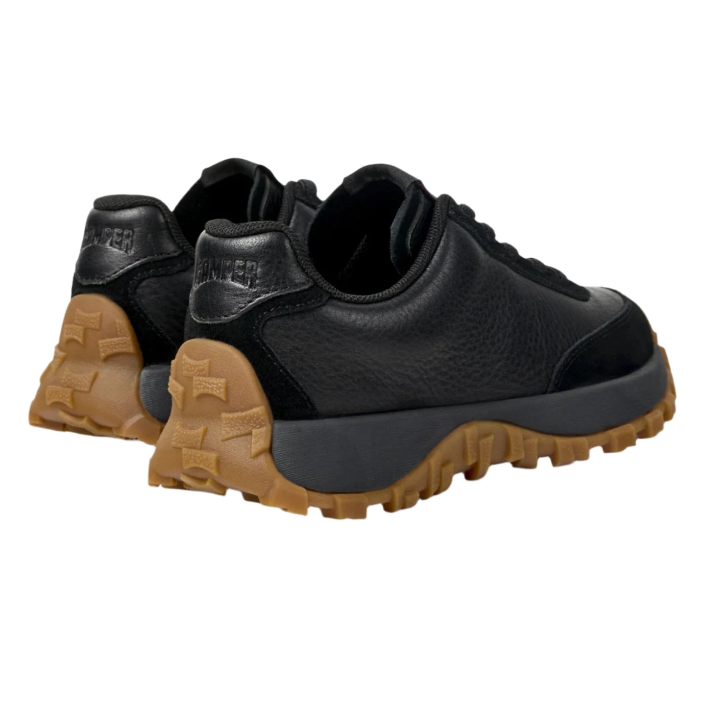 Camper Boy's Black Drift Trail Trainers