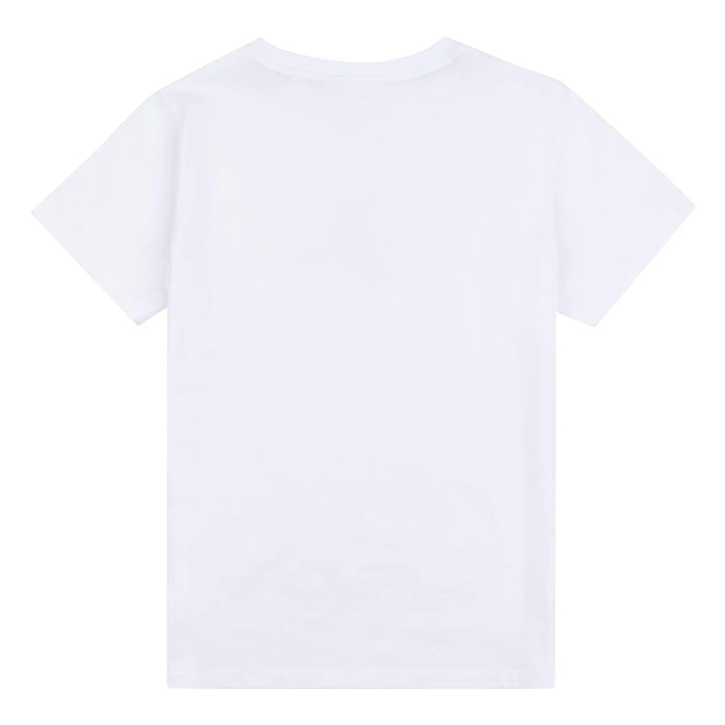 Juicy Couture Girl's White Diamanté Logo T-Shirt