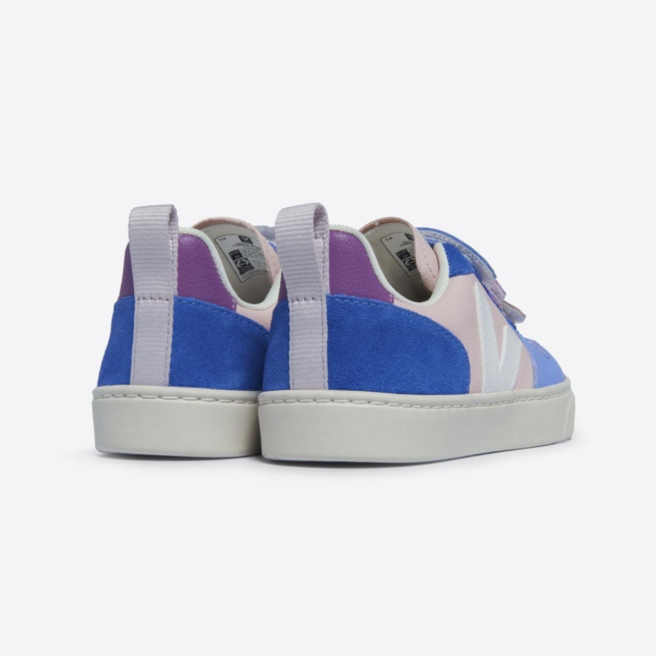 Veja Girl's V-20 Leather Petal White Trainers