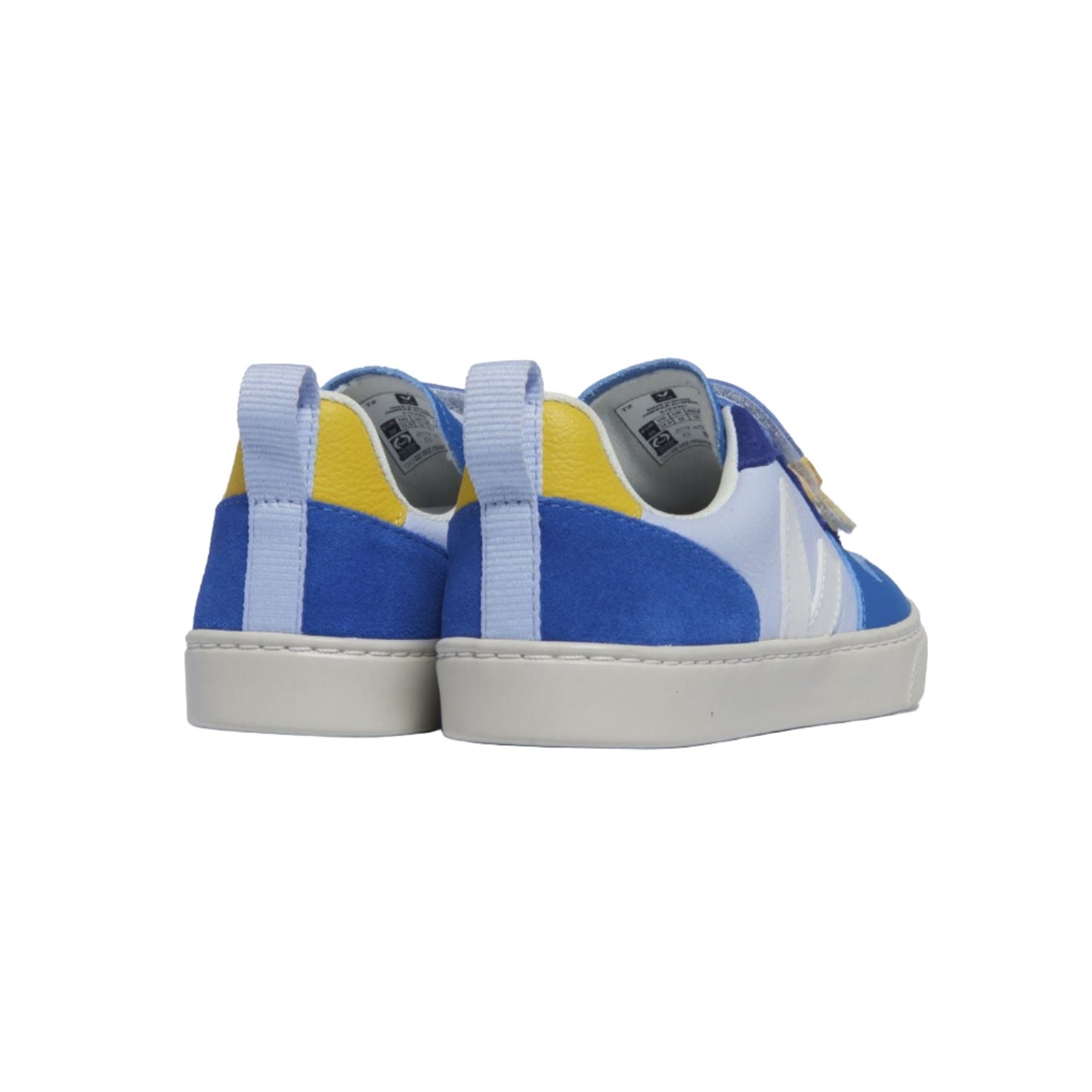 Veja Infant Boy's V-10 Leather Swan White Trainers