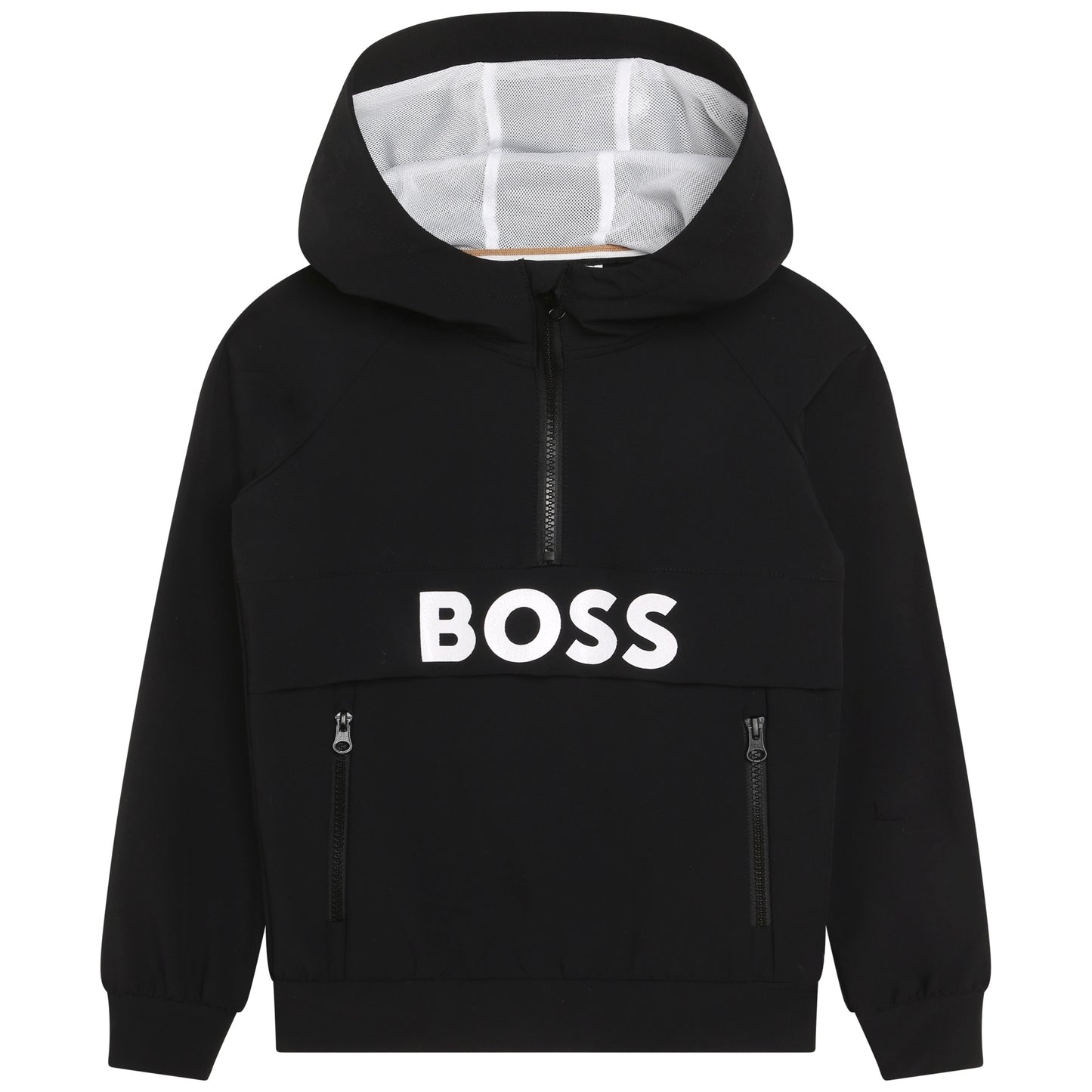 Hugo Boss Boy's Black Hooded Sweatshirt