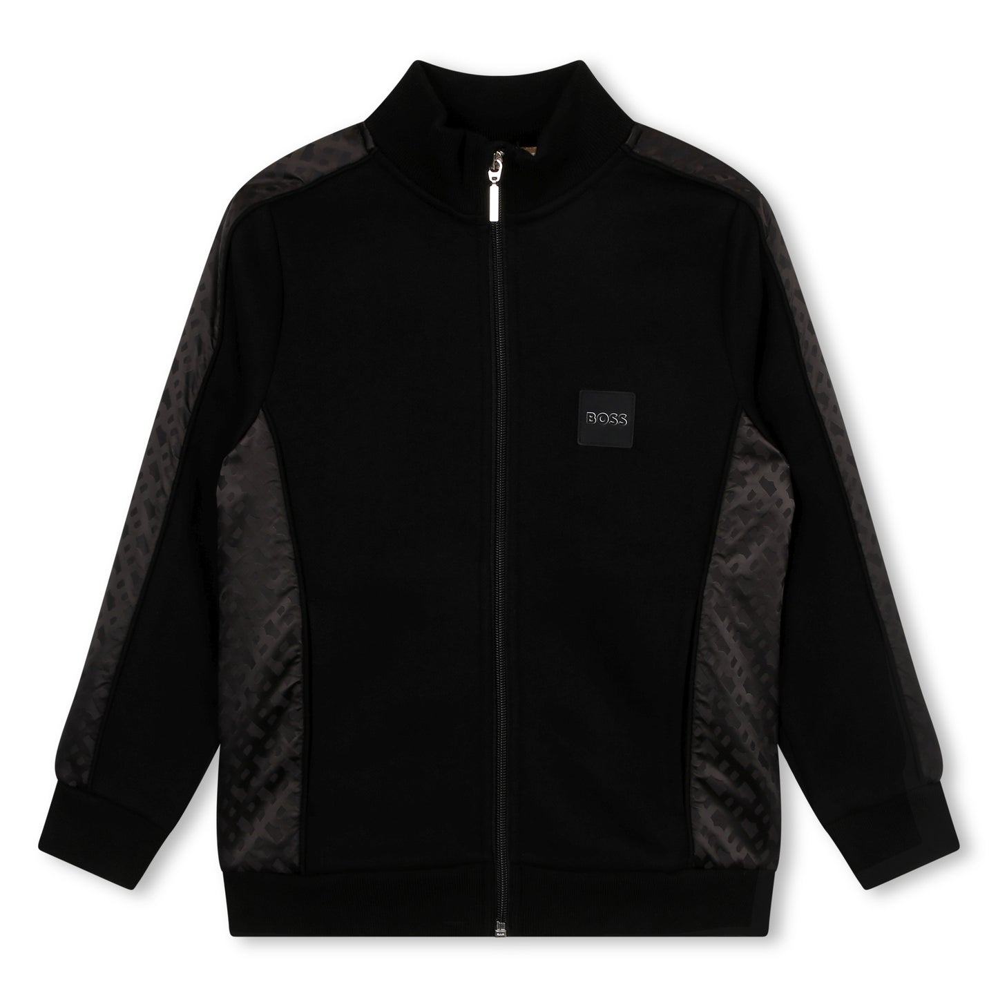 Hugo Boss Boy's Black Fleece Cardigan