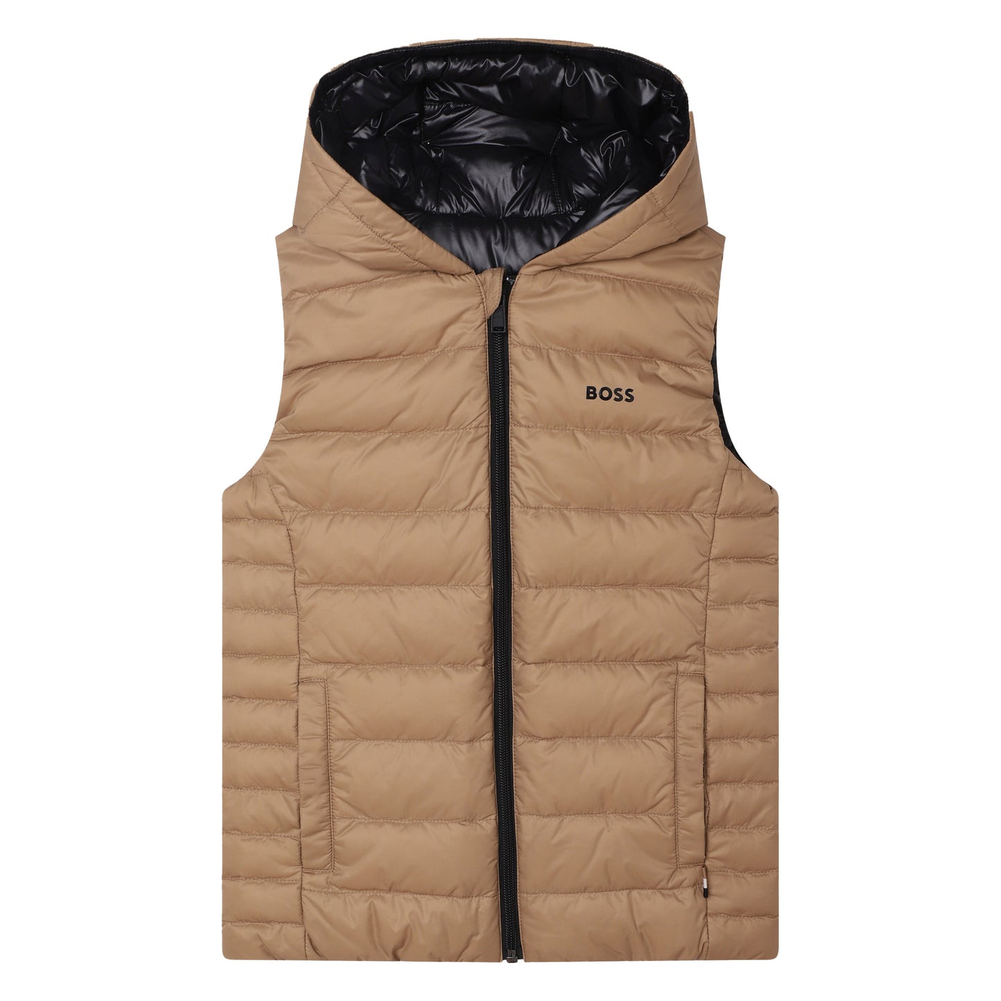 Hugo Boss Boy's Stone Reversible Puffer Gilet