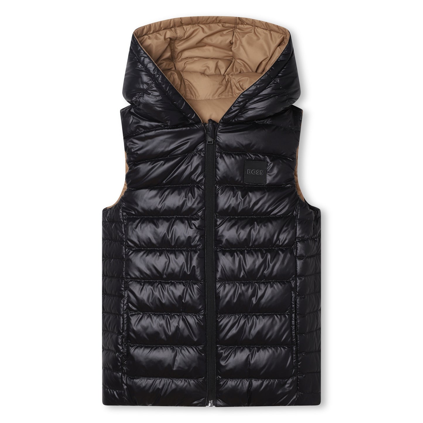 Hugo Boss Boy's Stone Reversible Puffer Gilet