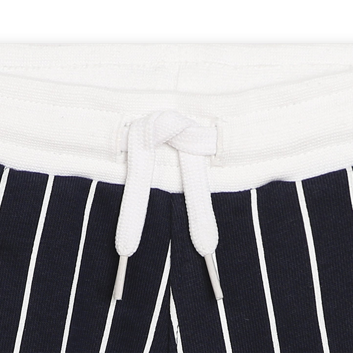 Hugo Boss Baby Boy's Navy Striped Fleece Shorts