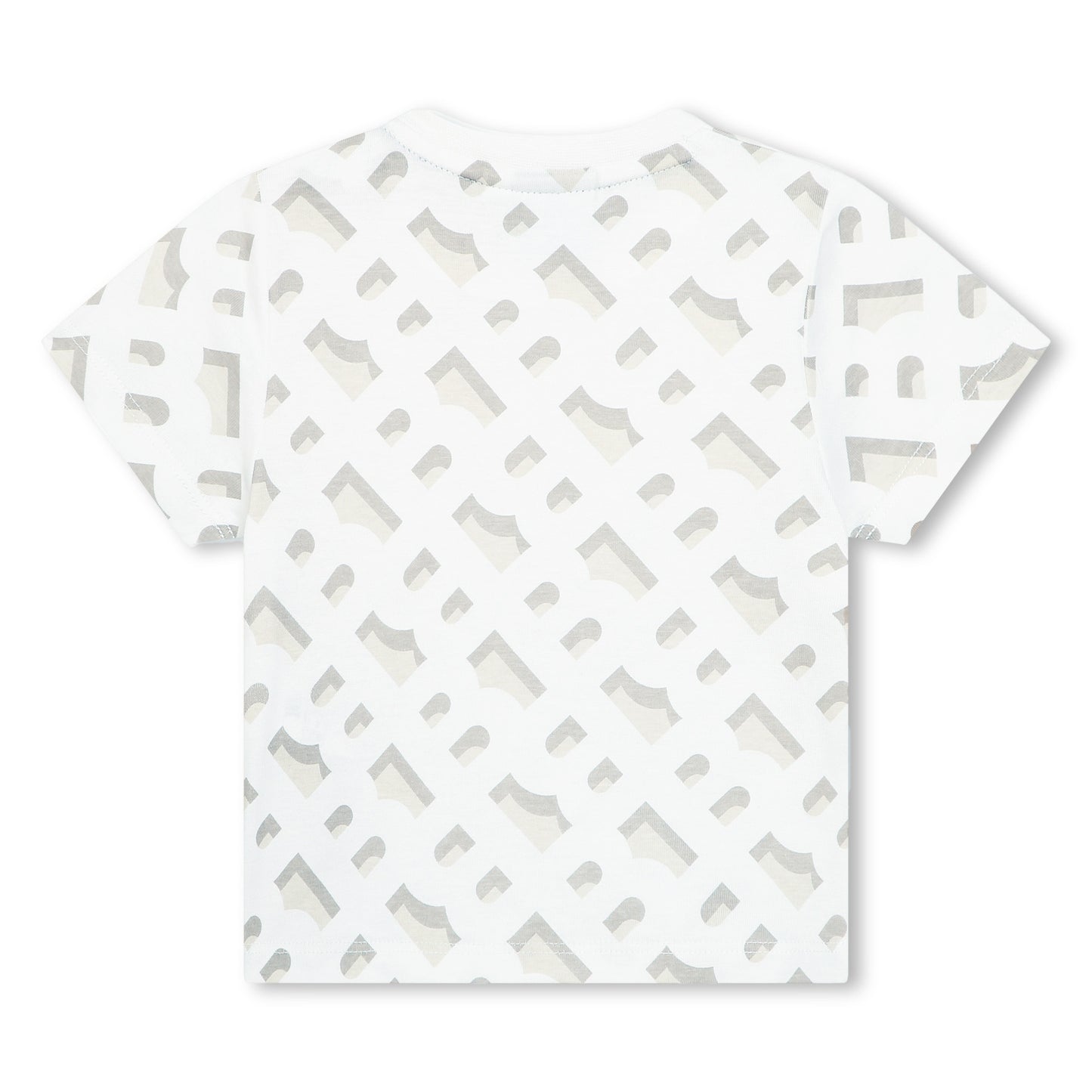 Hugo Boss Baby Boy's White Pattern T-Shirt