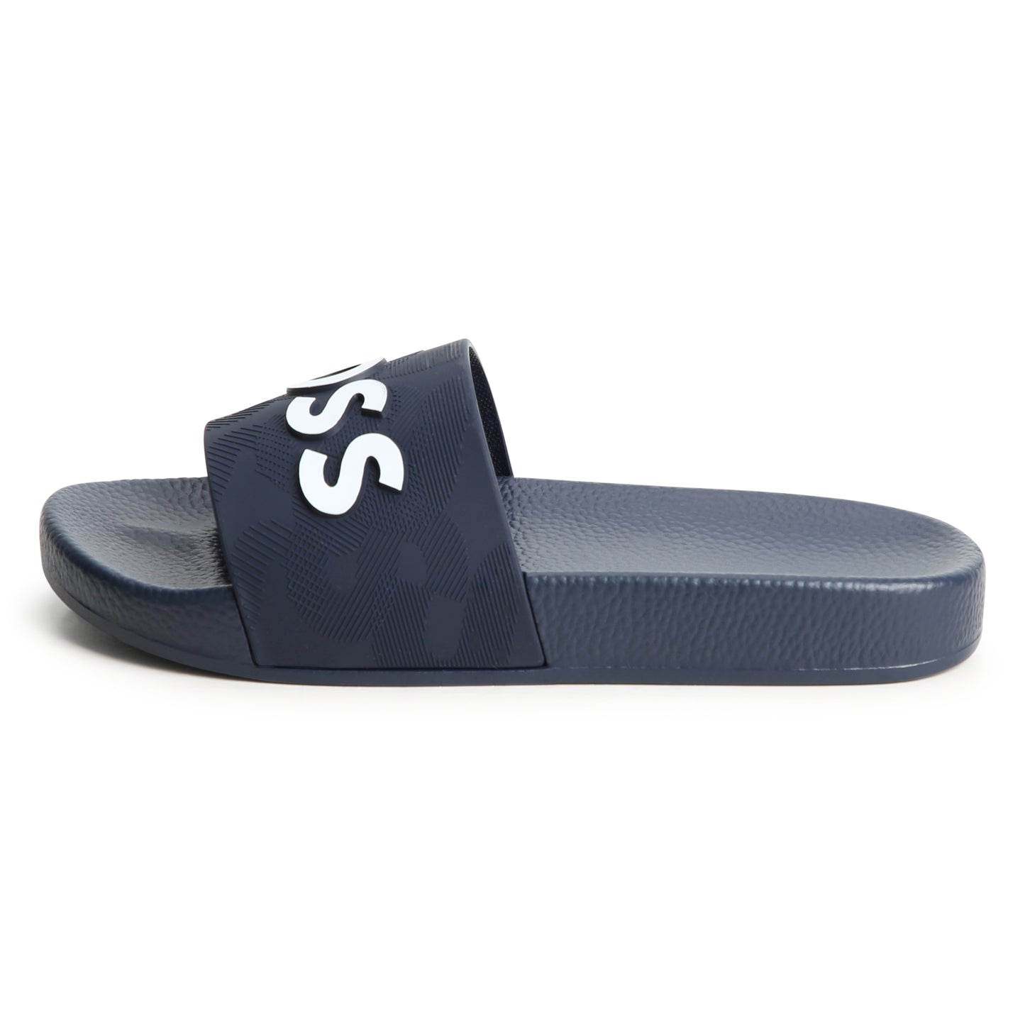 Hugo Boss Boy's Navy Lightweight Logo Sliders