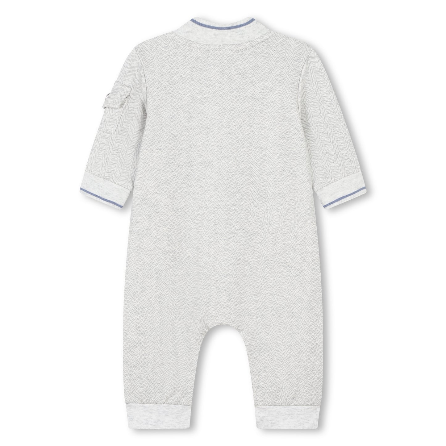 Hugo Boss Baby Boy's Light Chine Grey Fleece Playsuit