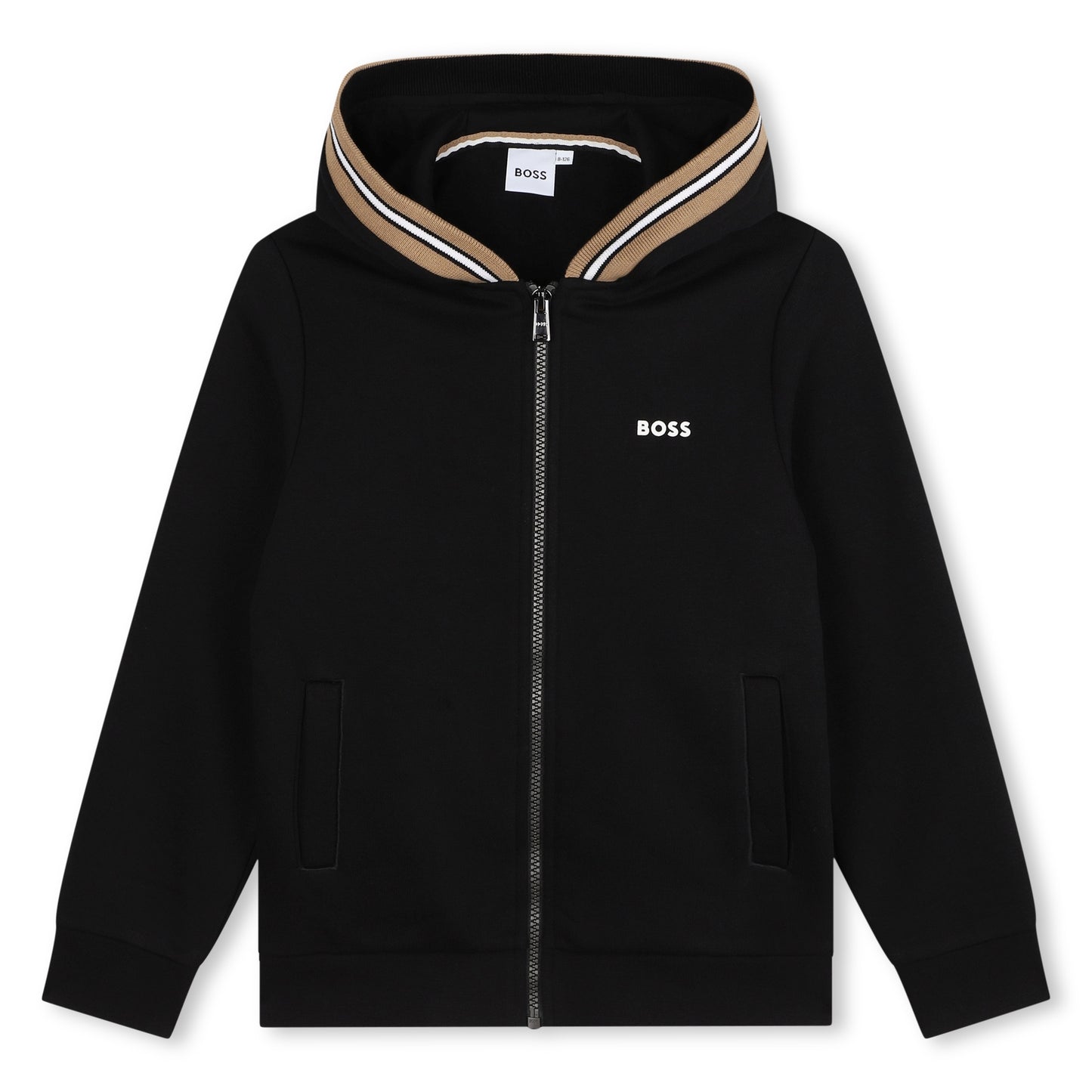 Hugo Boss Boy's Black Fleece Tracksuit Set