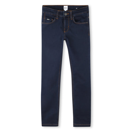 Hugo Boss Boy's Denim Fitted Pocket Jeans