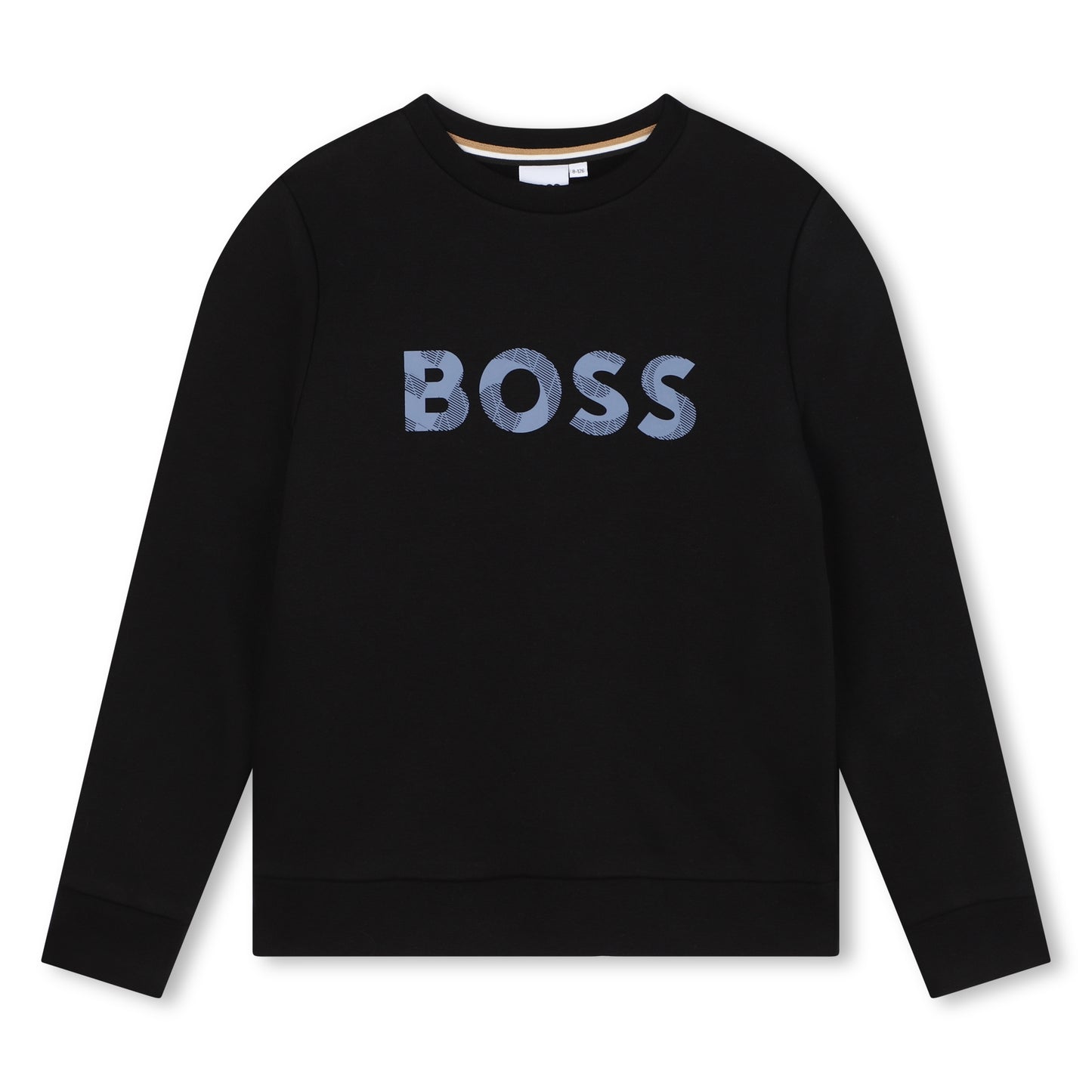 Hugo Boss Boy's Black Round Collar Sweatshirt