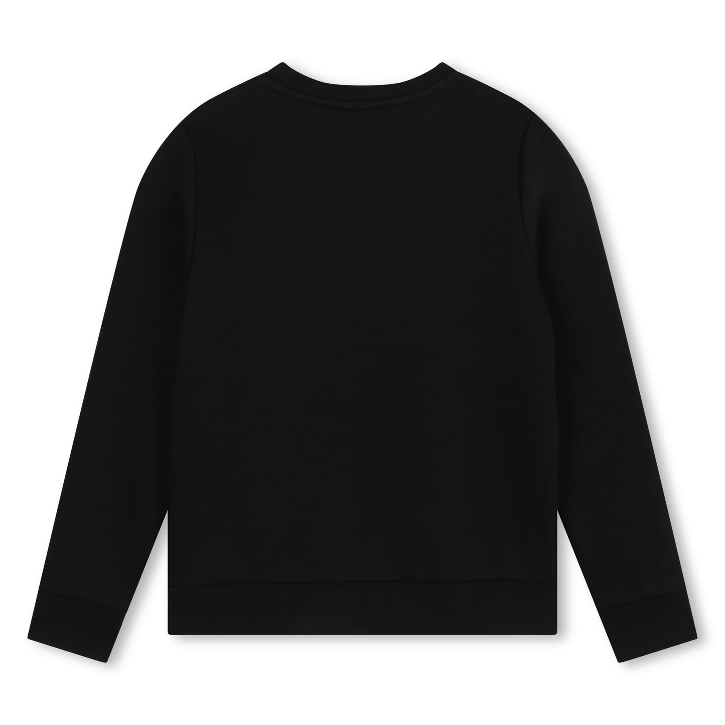 Hugo Boss Boy's Black Round Collar Sweatshirt