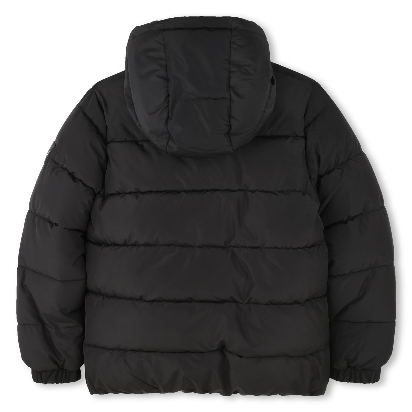 Hugo Boss Boy's Black Long-Sleeved Puffer Jacket