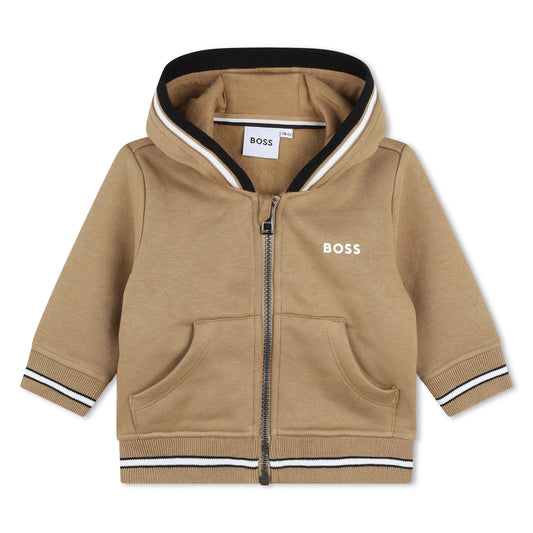 Hugo Boss Baby Boy's Cookie Hooded Fleece Cardigan