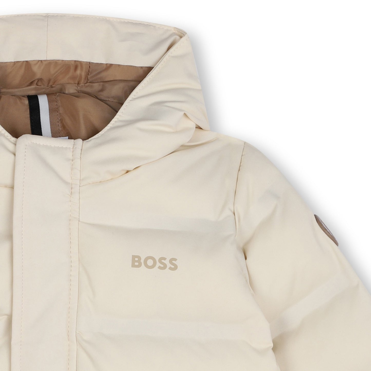 Hugo Boss Baby Boy's Sand Hooded Puffer Jacket