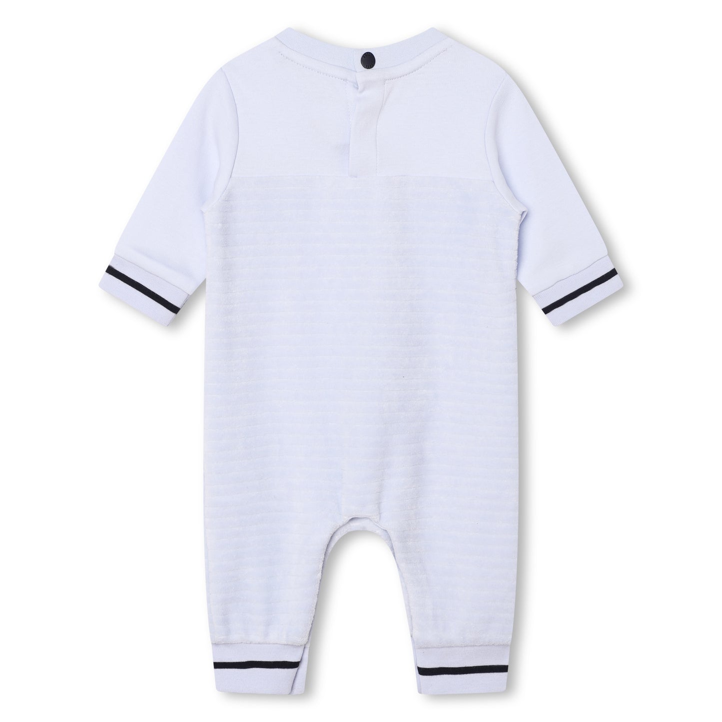 Hugo Boss Baby Boy's Pale Blue Embroidered Jumpsuit