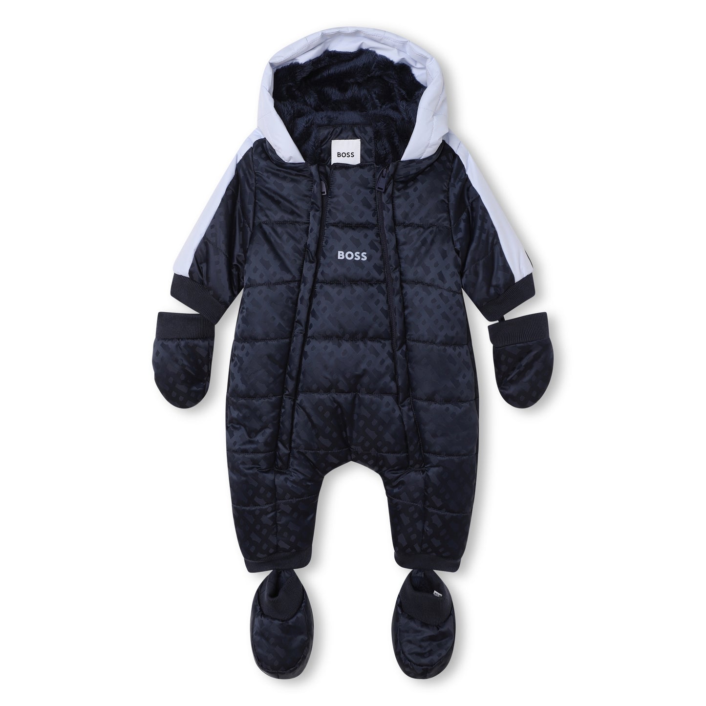 Hugo Boss Baby Boy's Navy Hooded Snowsuit