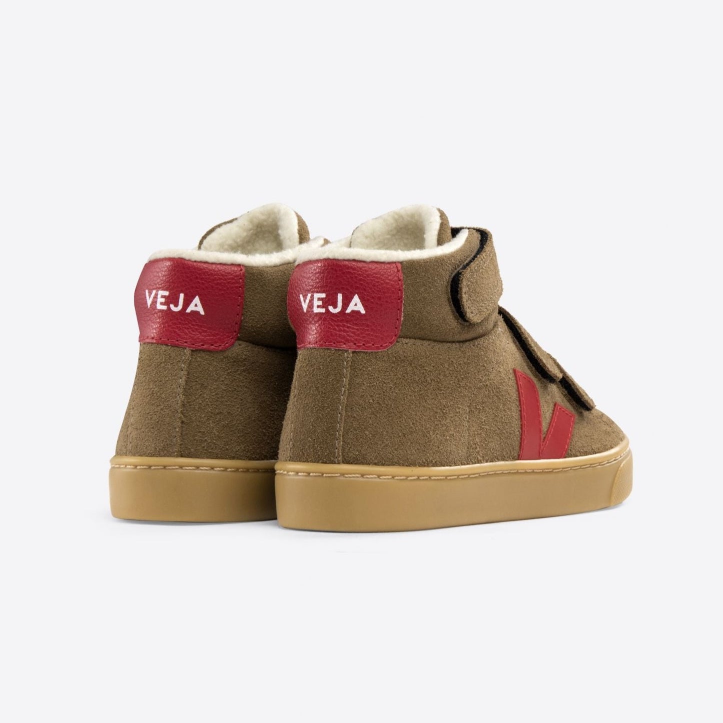 Veja Kid's Esplar Mid Suede Brown Pekin Trainers