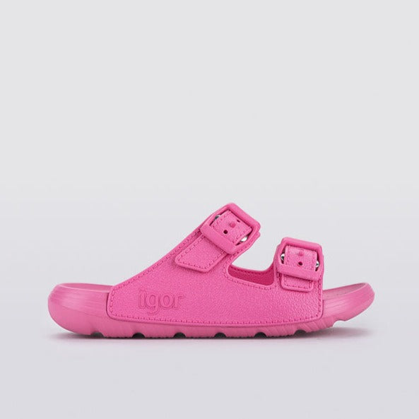 Igor Girl's Fuscshia Kai Jelly Sandals