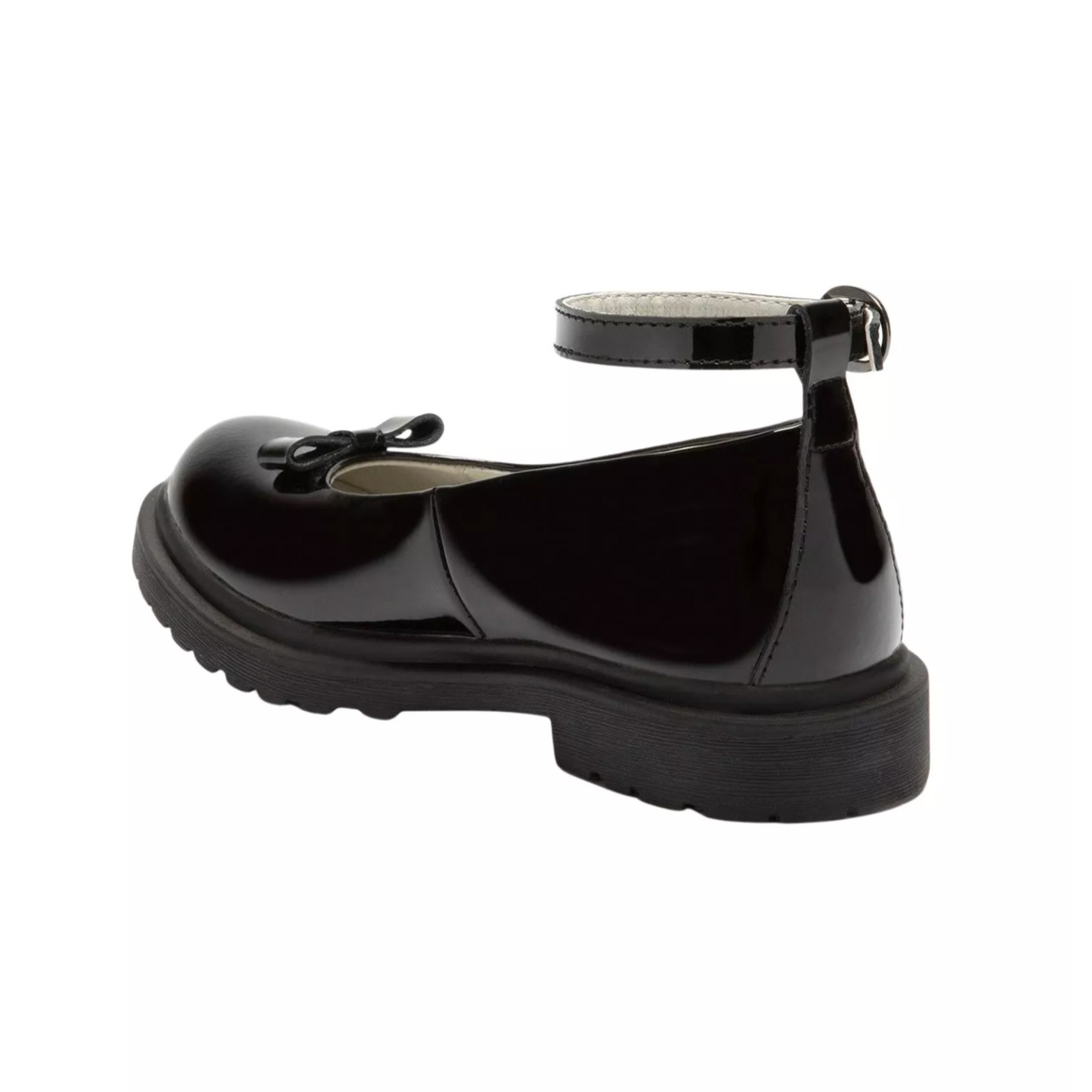 Lelli Kelly Girl's Black Patent 'Elsie' Ankle Strap School Shoes