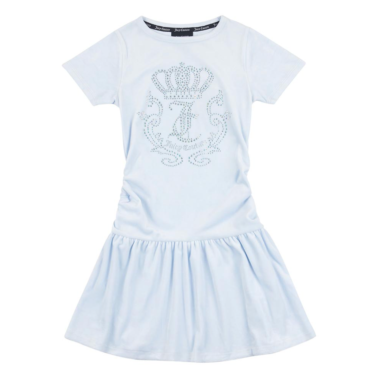 Juicy Couture Girl's Heather Blue Summer Diamanté Crown Dress