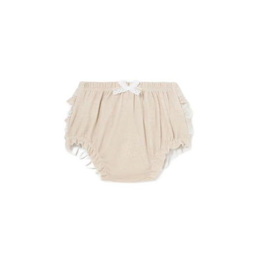 Mayoral Baby Girl's Natural Ruffle Nappy Cover