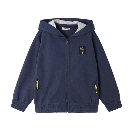 Mayoral Boy's Navy Zip Hoodie