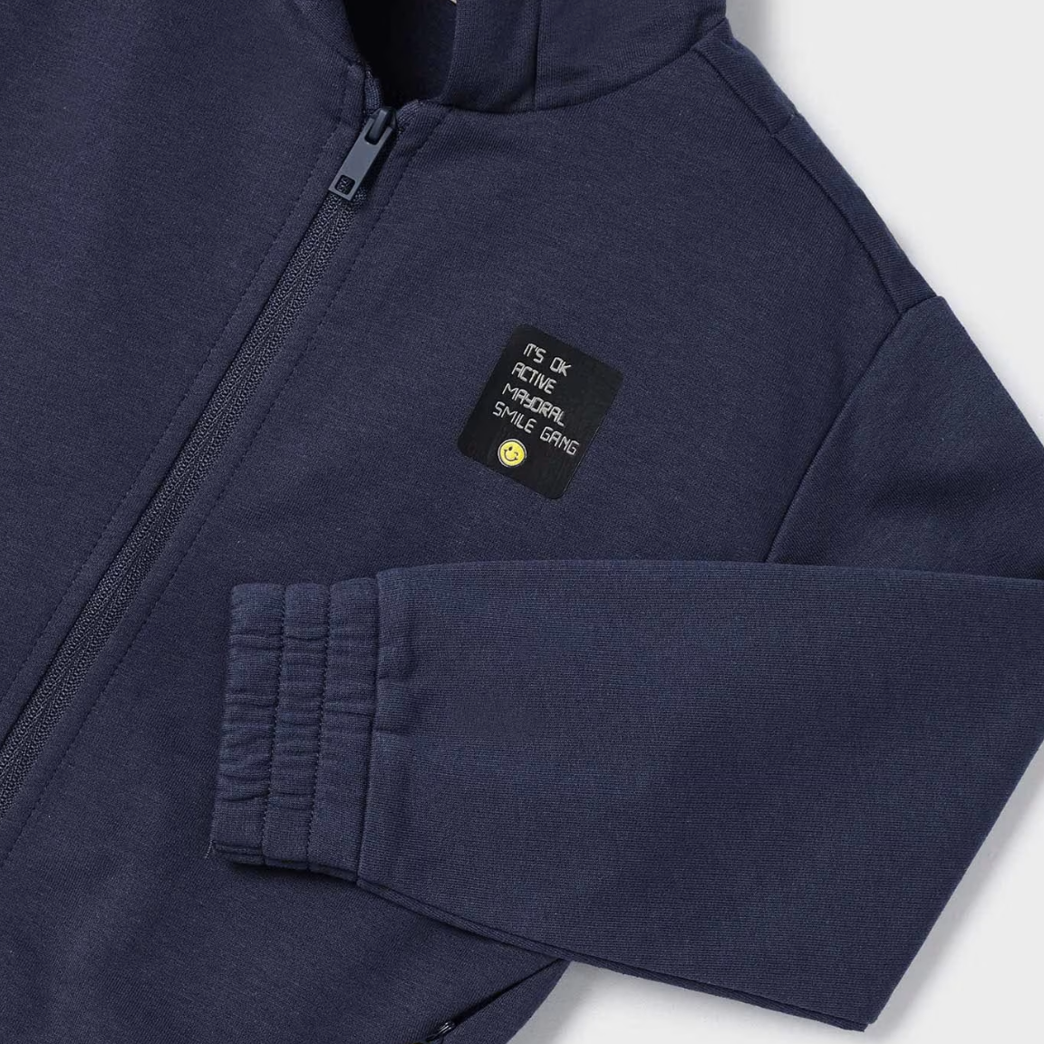 Mayoral Boy's Navy Zip Hoodie