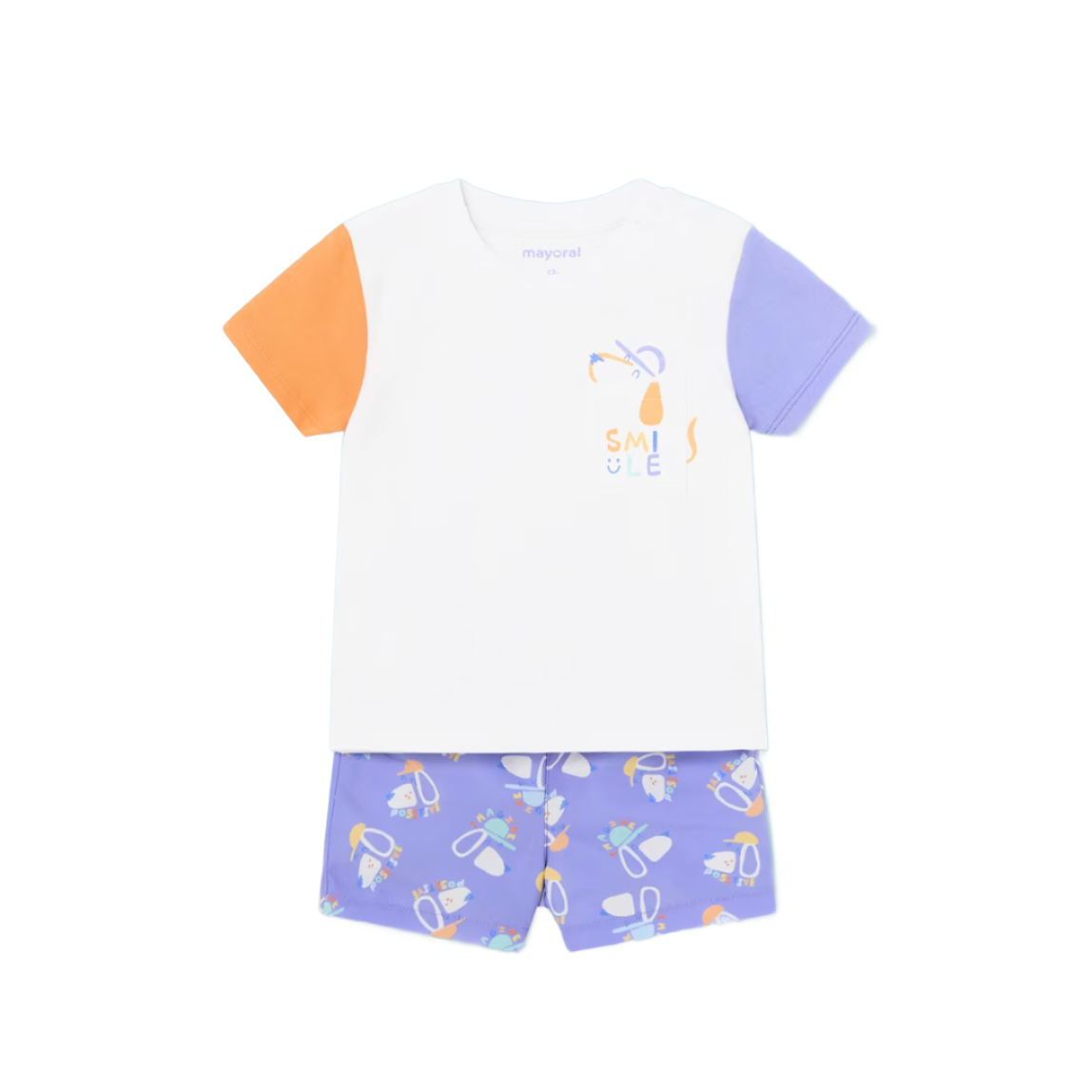 Mayoral Baby Boy's Lilac 2-Piece Swim Set