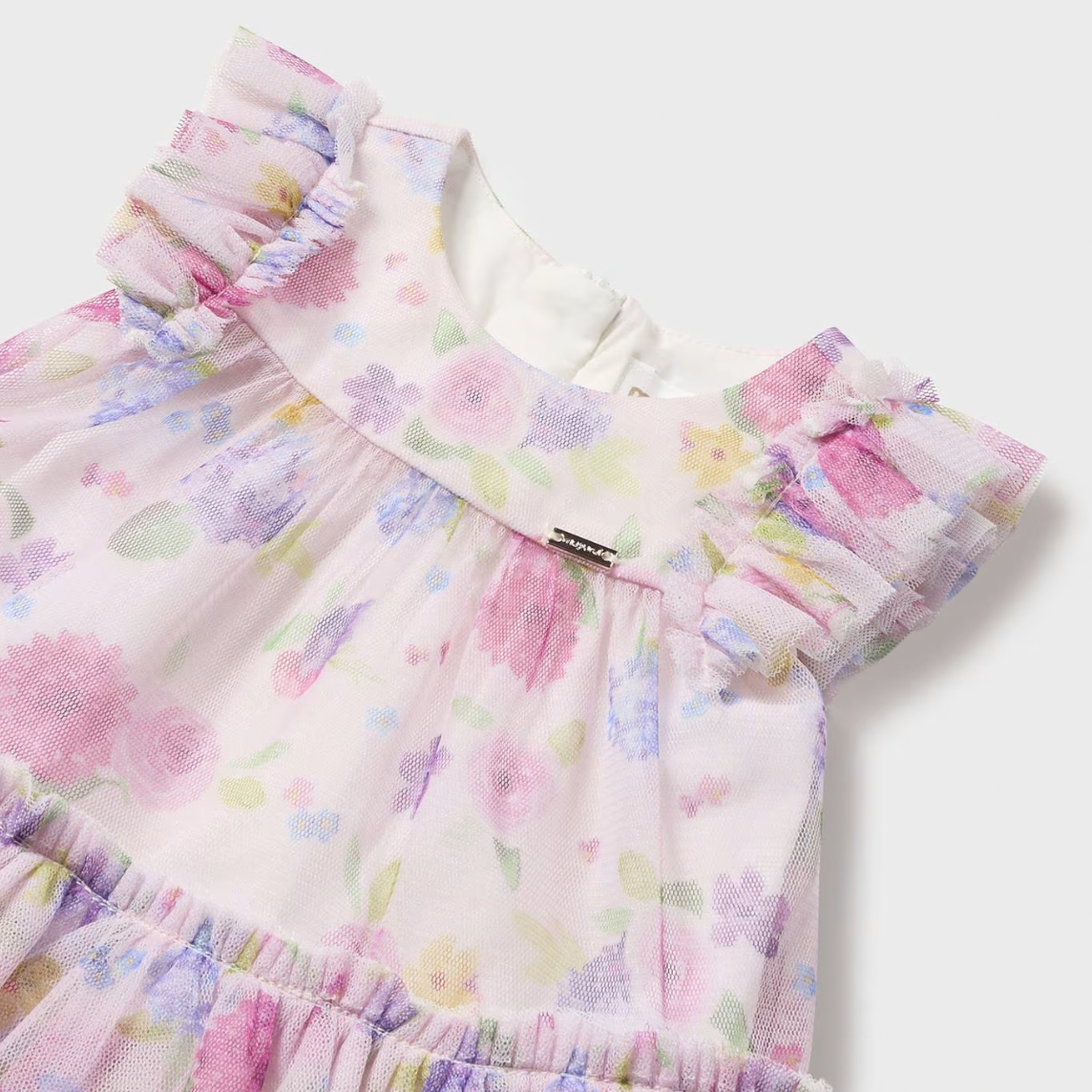 Mayoral Baby Girl's Rose Print Tulle Dress