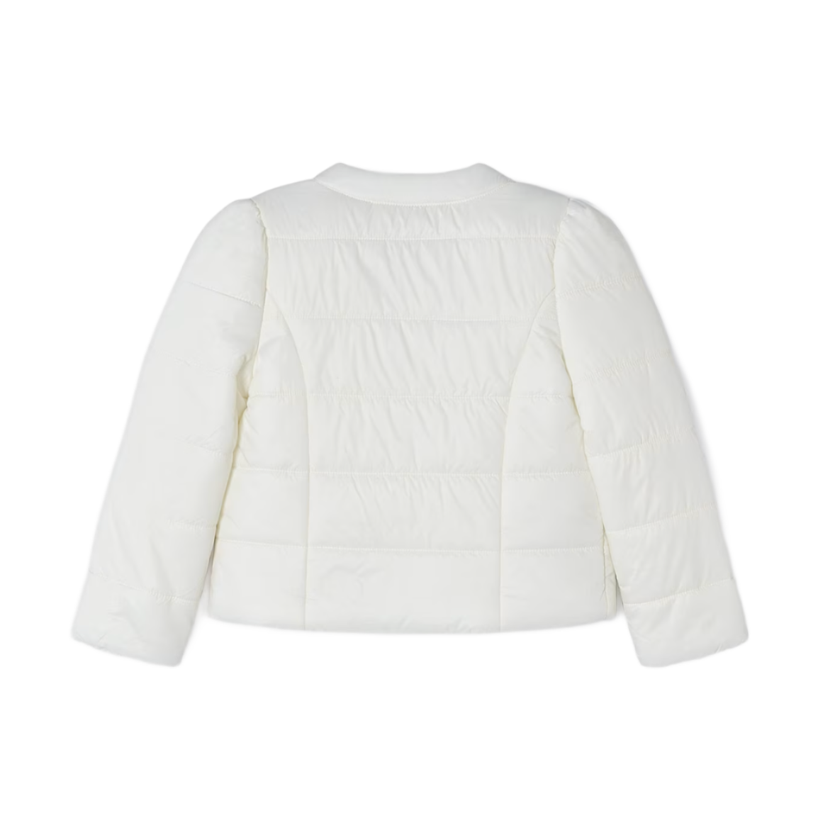 Mayoral Girl's White Quilted Windbreaker