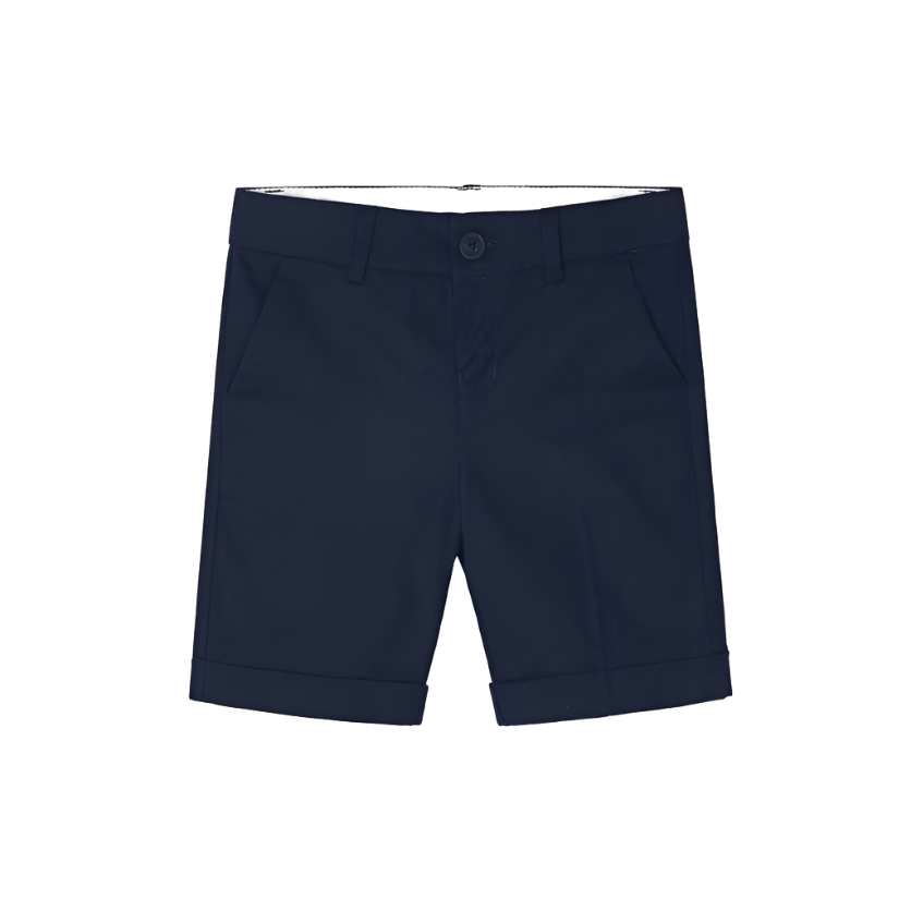 Mayoral Boy's Navy Linen Chino Shorts