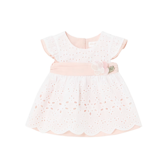 Mayoral Baby Girl's Nude Embossed Dress